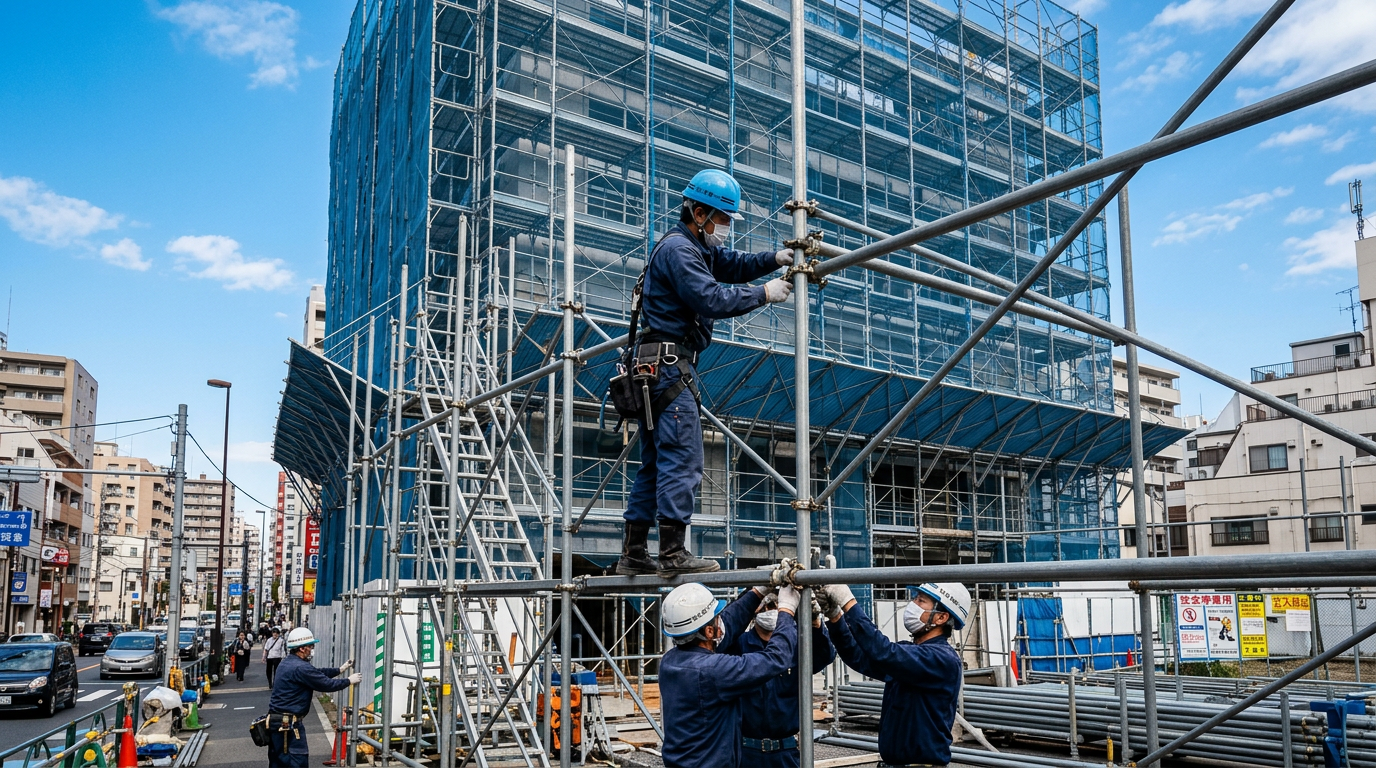 足場工事